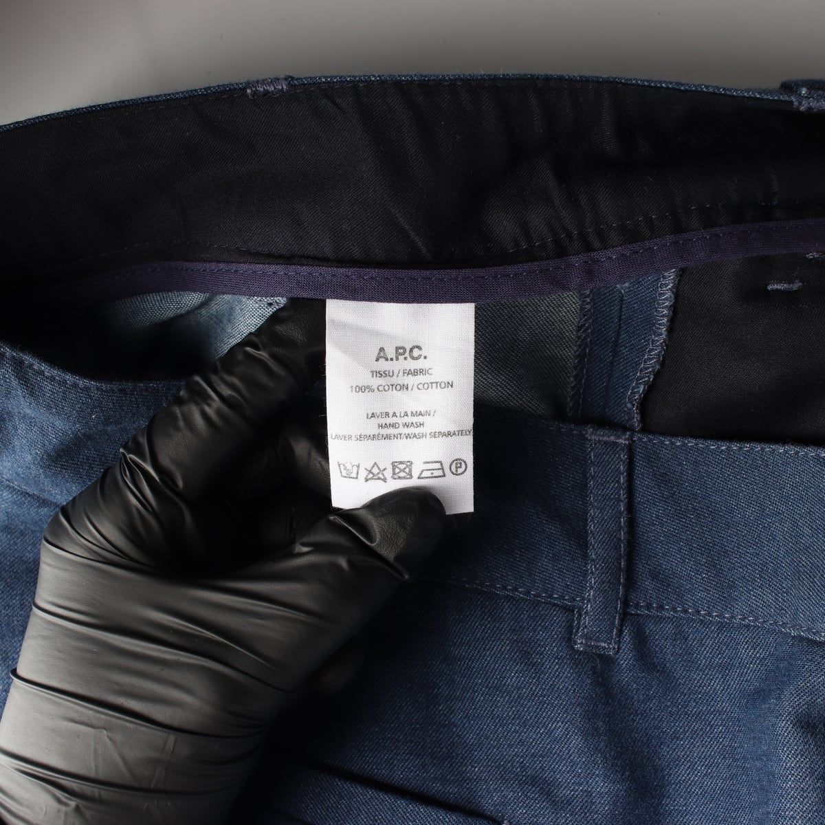 아페쎄 A.P.C. 테이퍼드핏 코튼 팬츠 상세 이미지 4