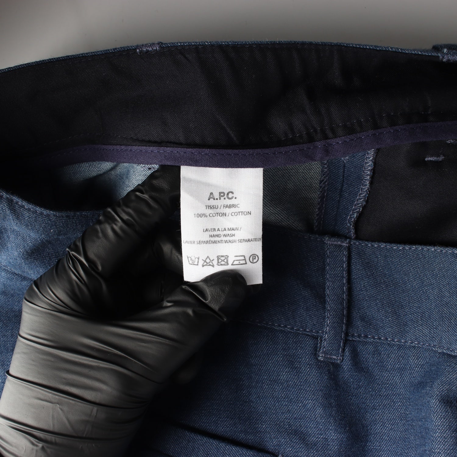 아페쎄 A.P.C. 테이퍼드핏 코튼 팬츠 이미지 4