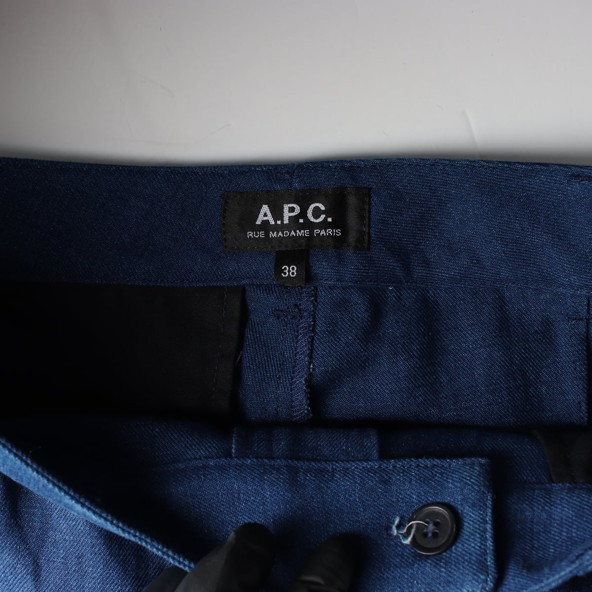 아페쎄 A.P.C. 린넨 블렌드 테이퍼드핏 코튼팬츠 상세 이미지 3