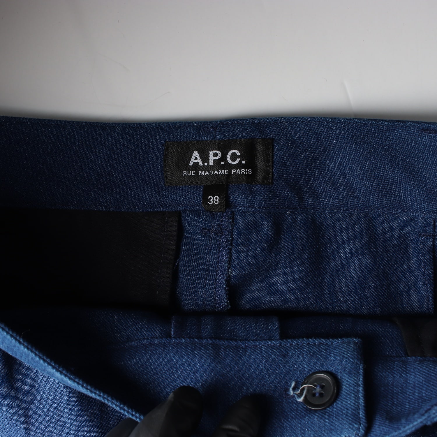 아페쎄 A.P.C. 린넨 블렌드 테이퍼드핏 코튼팬츠 이미지 3