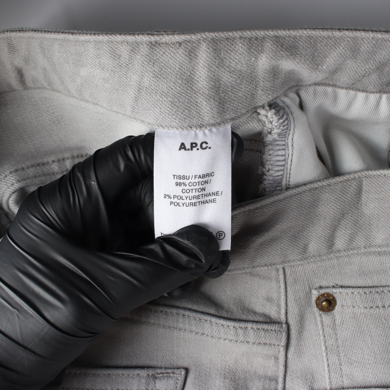 아페쎄 A.P.C. JEAN DROIT 코튼 슬림핏 데님 팬츠 이미지 4