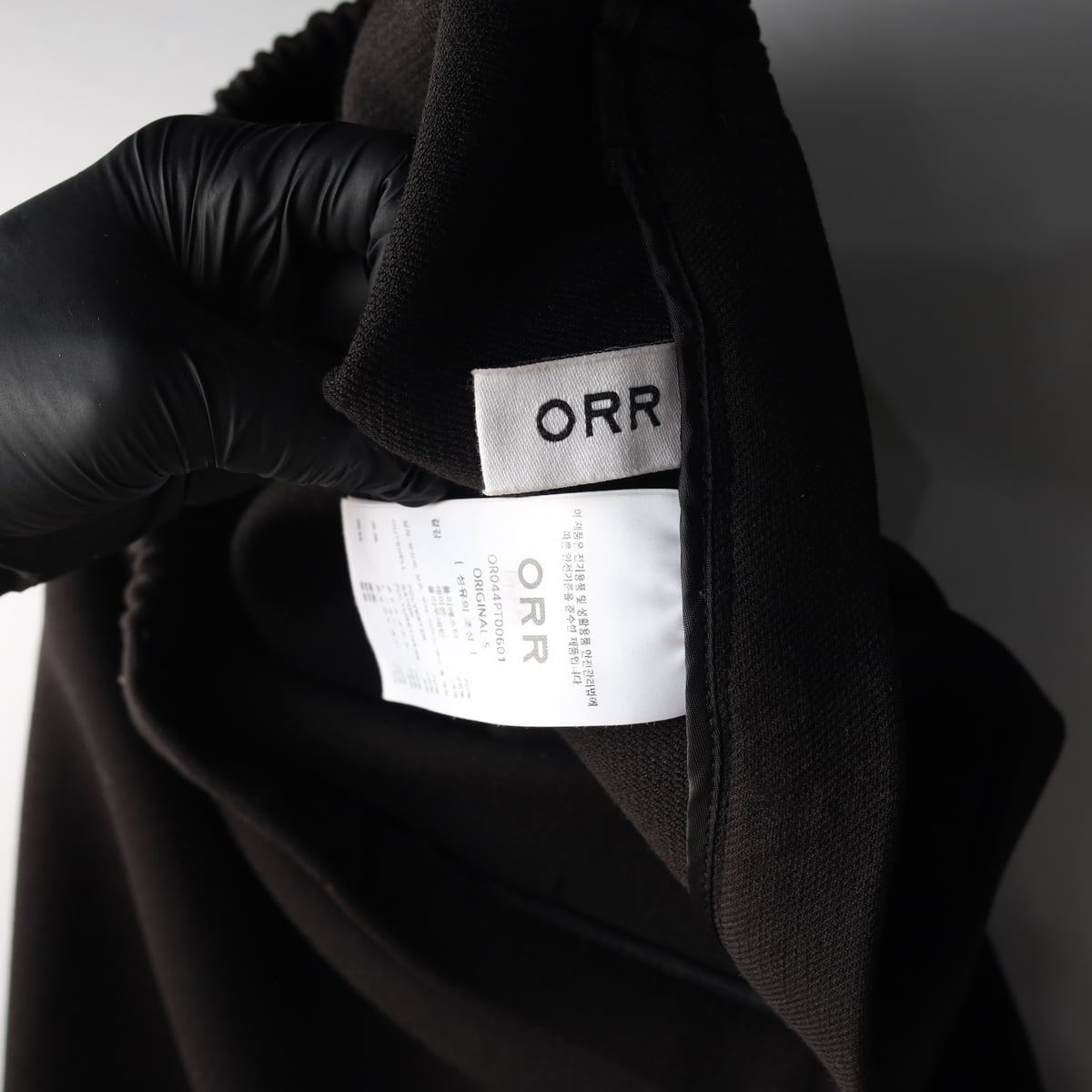 오르 ORR 24FW 와이드핏 뒷밴딩 팬츠 상세 이미지 3