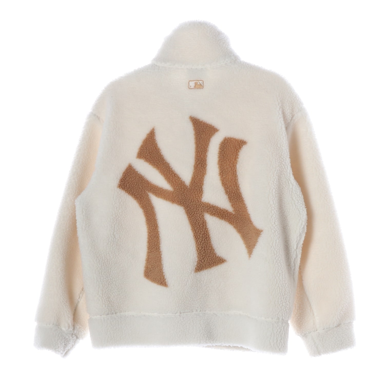 엠엘비 MLB 22FW 베이직 메가로고 스탠드넥 후리스 플리스 점퍼 NY  이미지 2