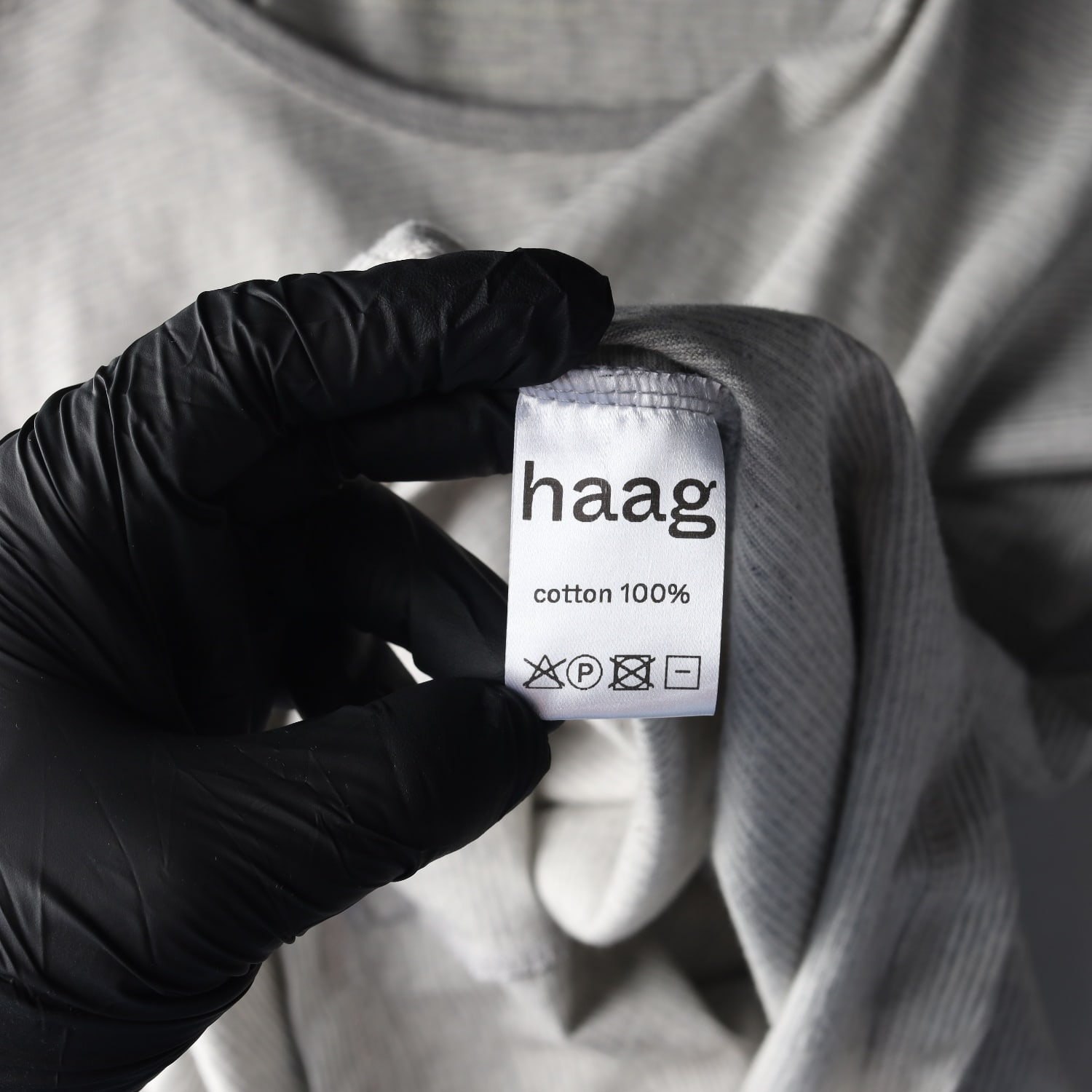 헤이그 haag 24SS 스트라이프 코튼 크루넥 긴팔 티셔츠 이미지 4