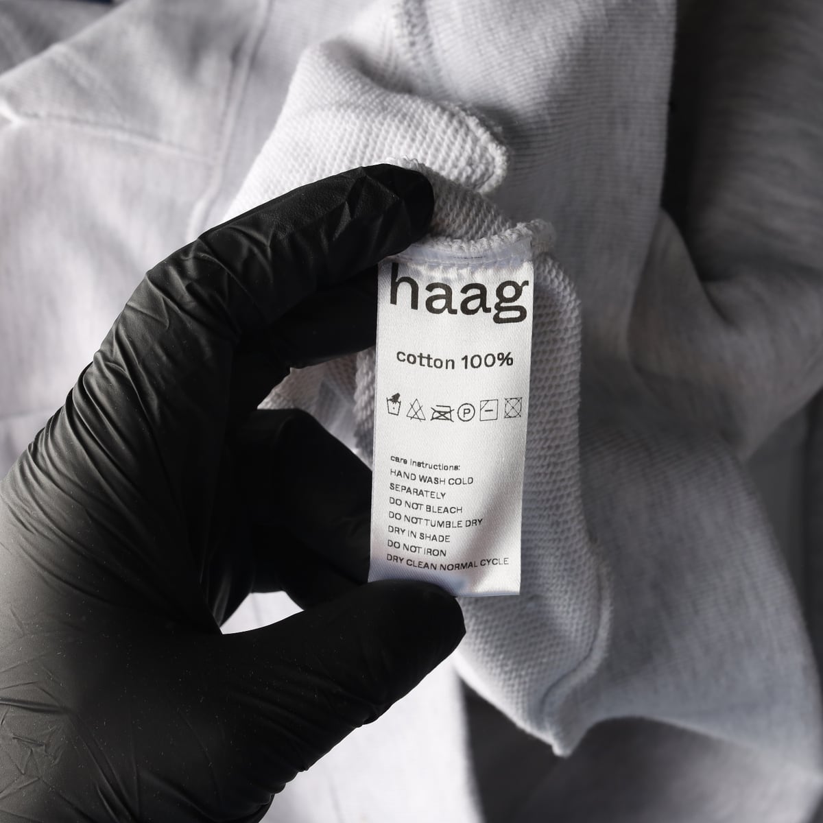 헤이그 haag a mix 어 믹스 코튼 후드 후디 집업 라이트그레이 상세 이미지 4
