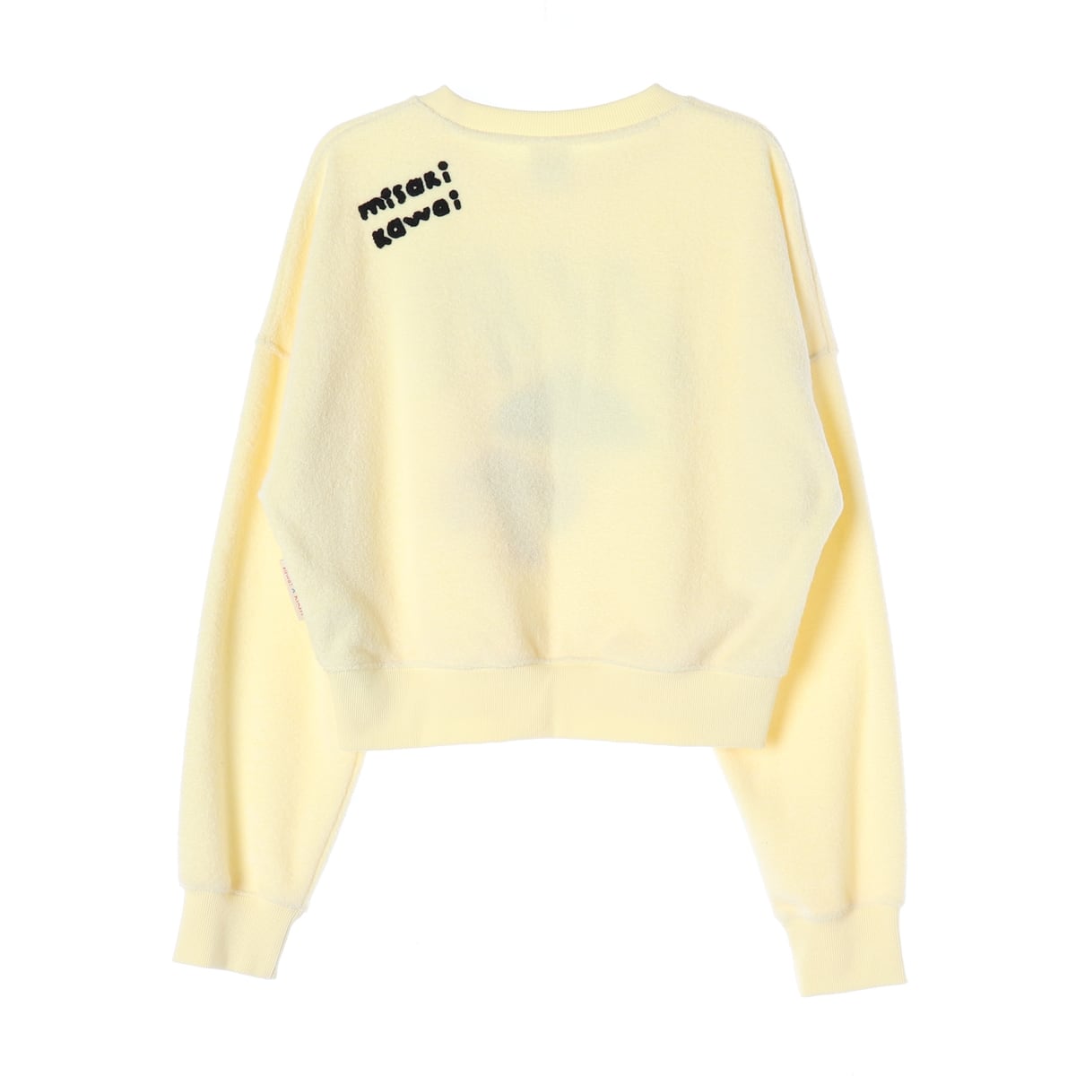 키르시 X 미사키 카와이 23FW 크롭 스웨트셔츠 레몬 상세 이미지 2