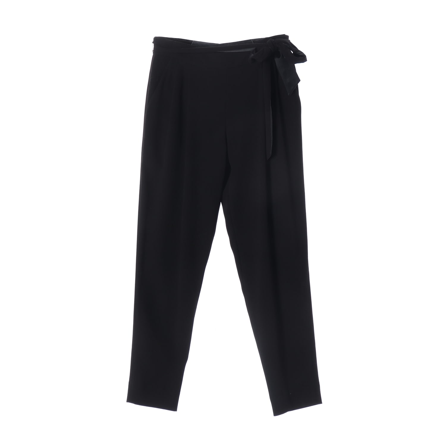 디케이엔와이 DKNY 새틴 벨트 슬랙스 팬츠 이미지 1