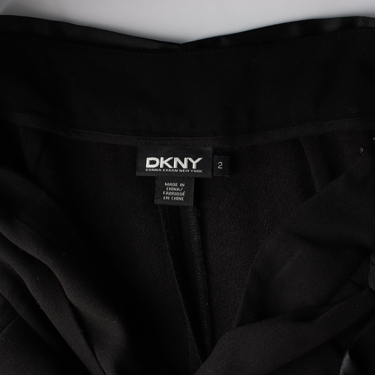 디케이엔와이 DKNY 새틴 벨트 슬랙스 팬츠 상세 이미지 3
