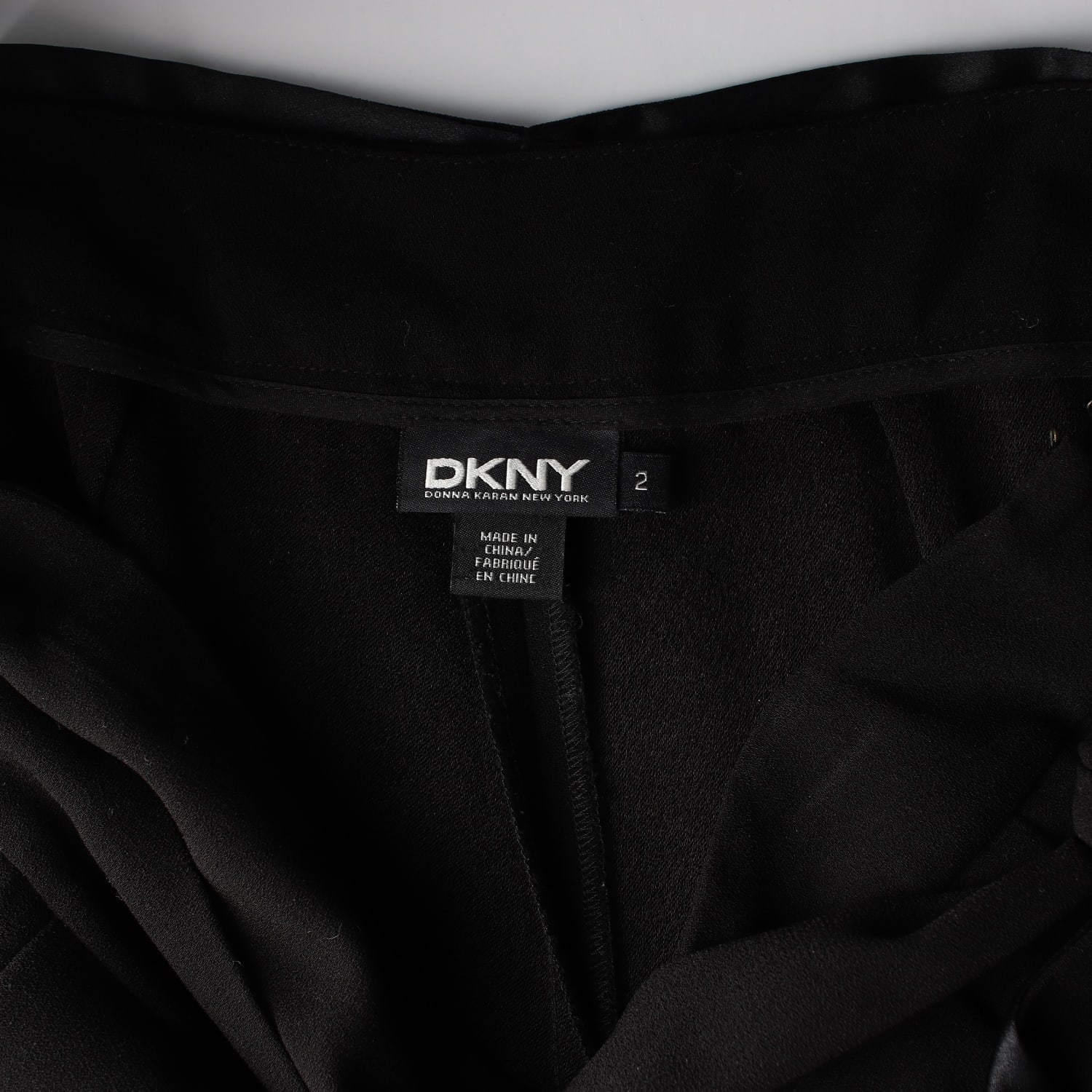 디케이엔와이 DKNY 새틴 벨트 슬랙스 팬츠 이미지 3