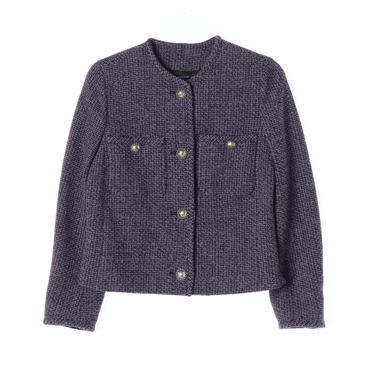 마인 22FW 라운드넥 트위드 재킷 상세 이미지 1