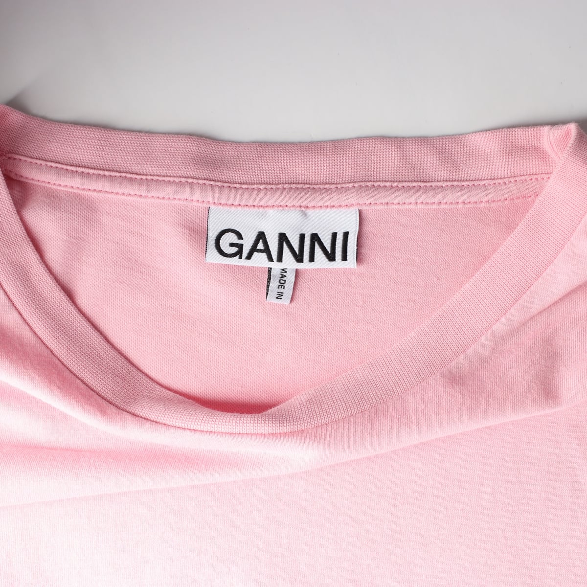 가니 GANNI 22SS 씬 소프트웨어 로고 티셔츠 스위트 라일락 상세 이미지 3