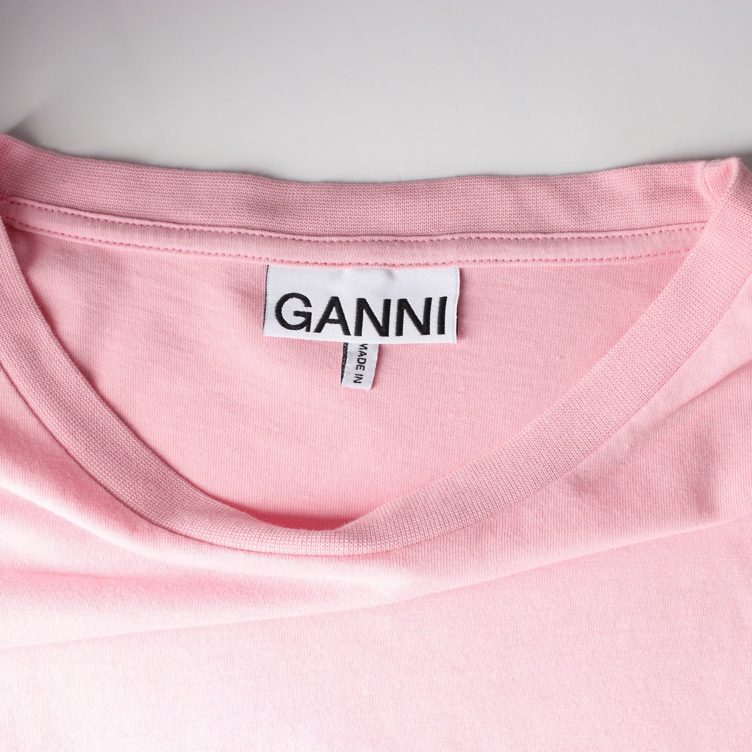 가니 GANNI 22SS 씬 소프트웨어 로고 티셔츠 스위트 라일락 이미지 3