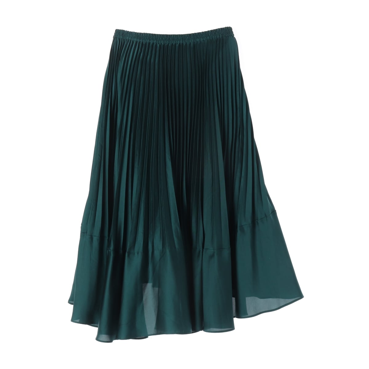 클럽모나코 21SS 새틴 플리츠 밴딩 롱 스커트 상세 이미지 2