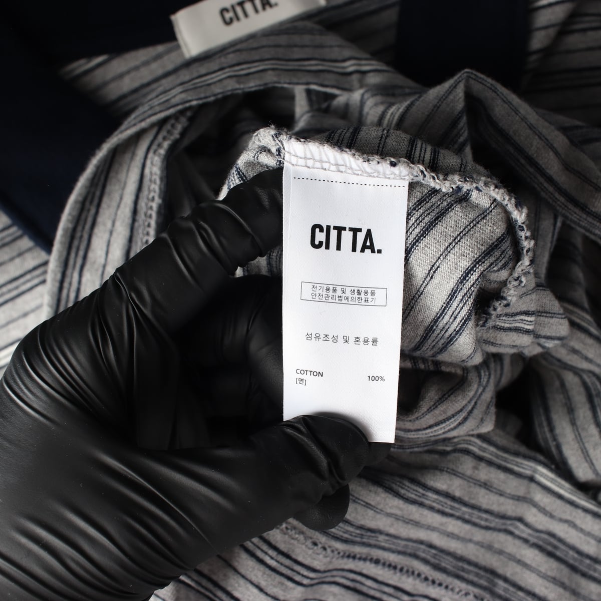 씨타 CITTA 컴포트 더블 스트라이프 카라 폴로 반팔 티셔츠 상세 이미지 4