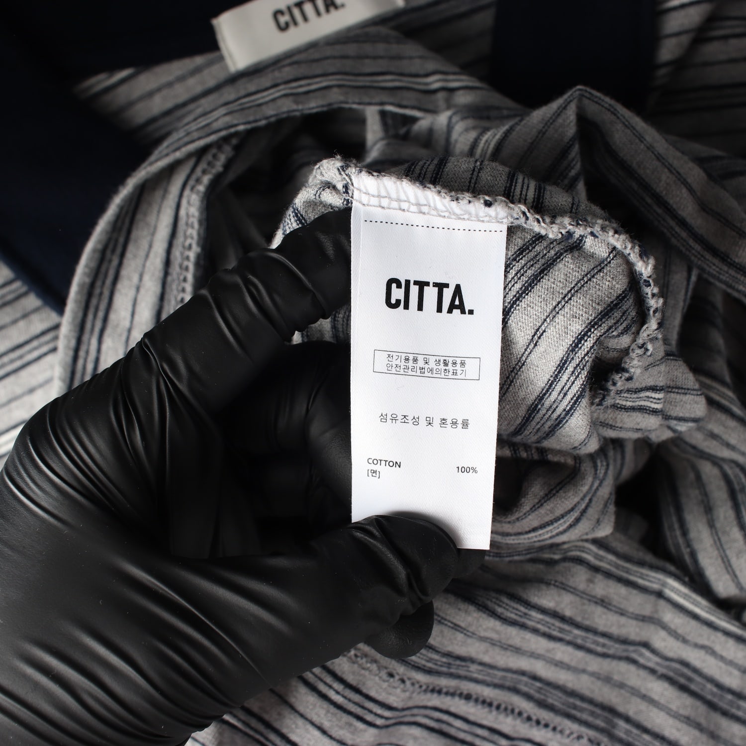 씨타 CITTA 컴포트 더블 스트라이프 카라 폴로 반팔 티셔츠 이미지 4