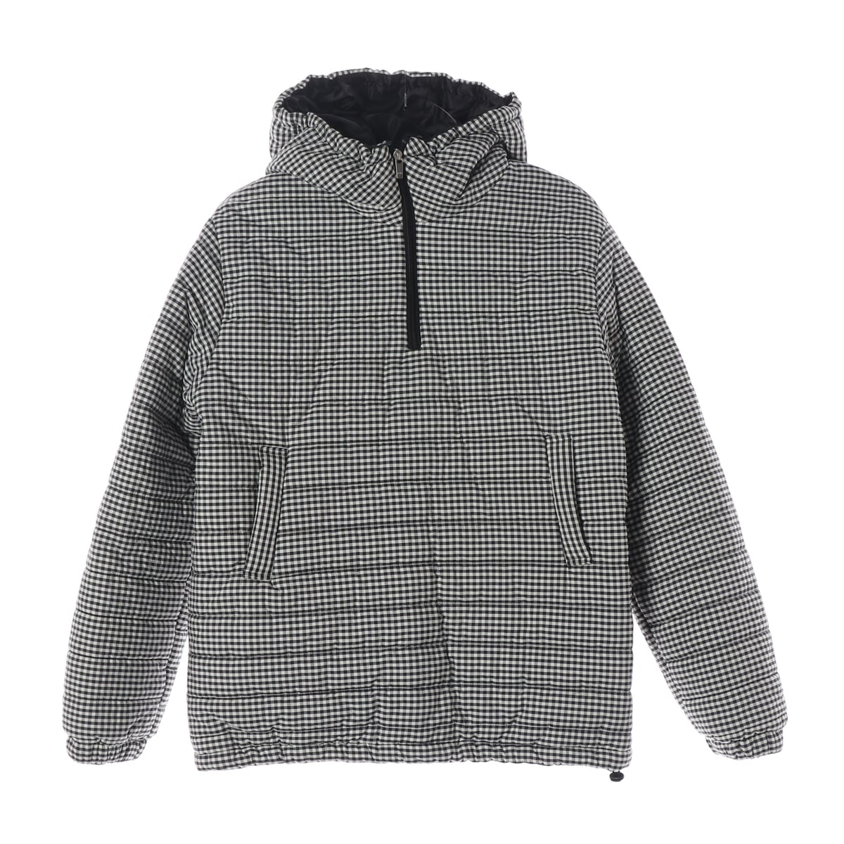 페스토 PESTO 24FW 마운틴 아노락 점퍼 체크 패딩 점퍼 쿠키 앤 크림 상세 이미지 1