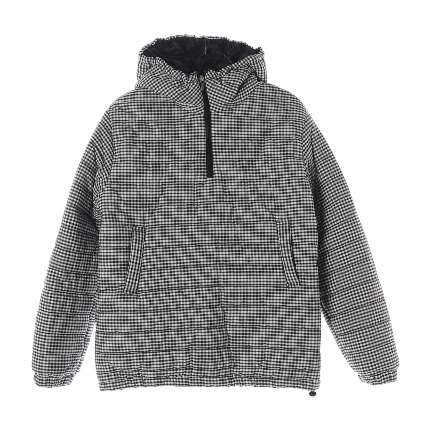 페스토 PESTO 24FW 마운틴 아노락 점퍼 체크 패딩 점퍼 쿠키 앤 크림 이미지 1