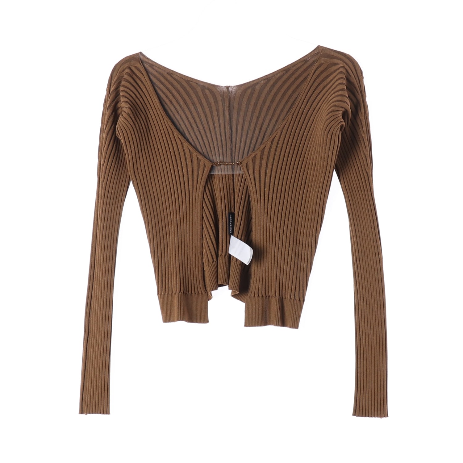 자크뮈스 라 마이유 프랄루 롱그 심리스 로고 가디건 이미지 1