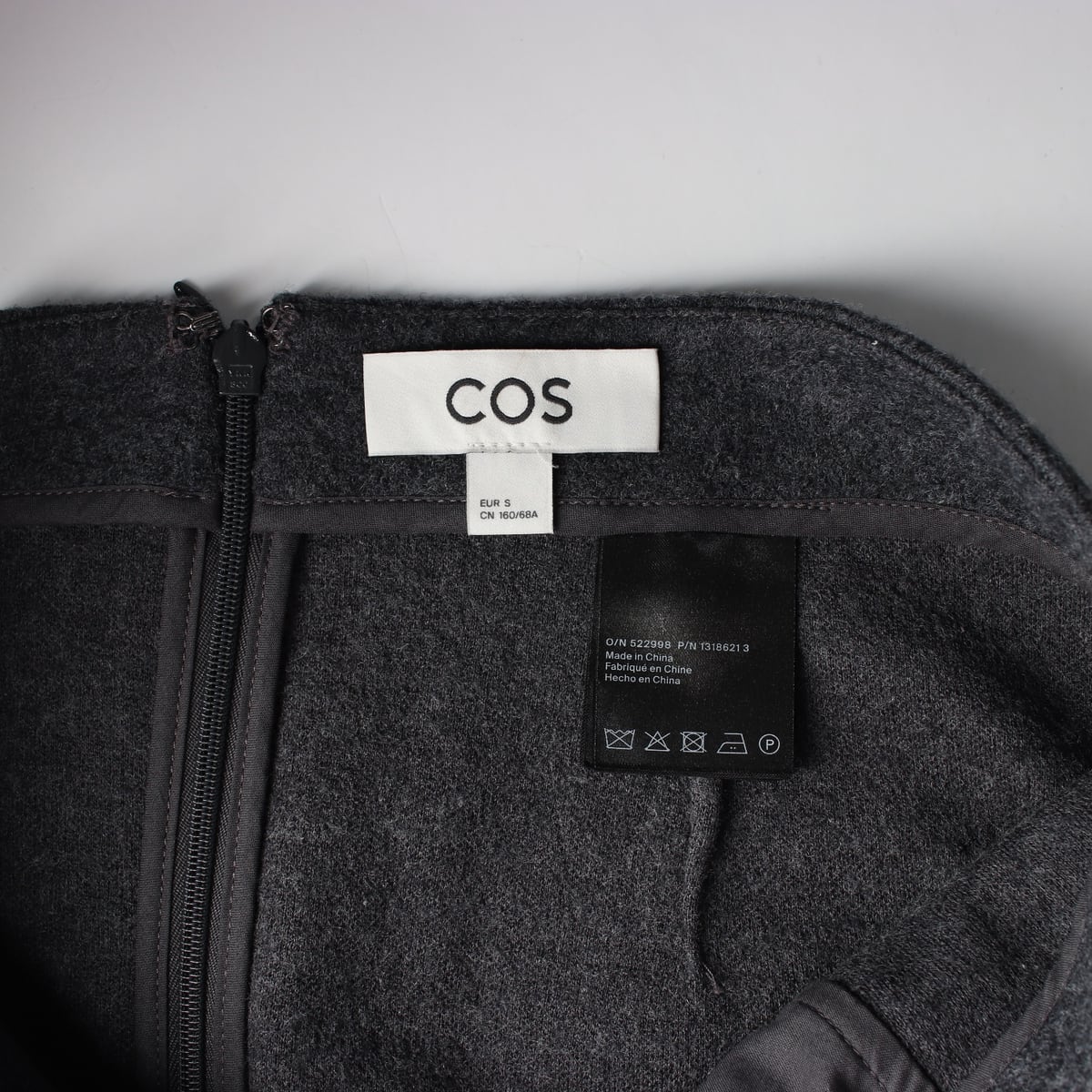 코스 COS 25FW 울 블렌드 미니 스커트 상세 이미지 3