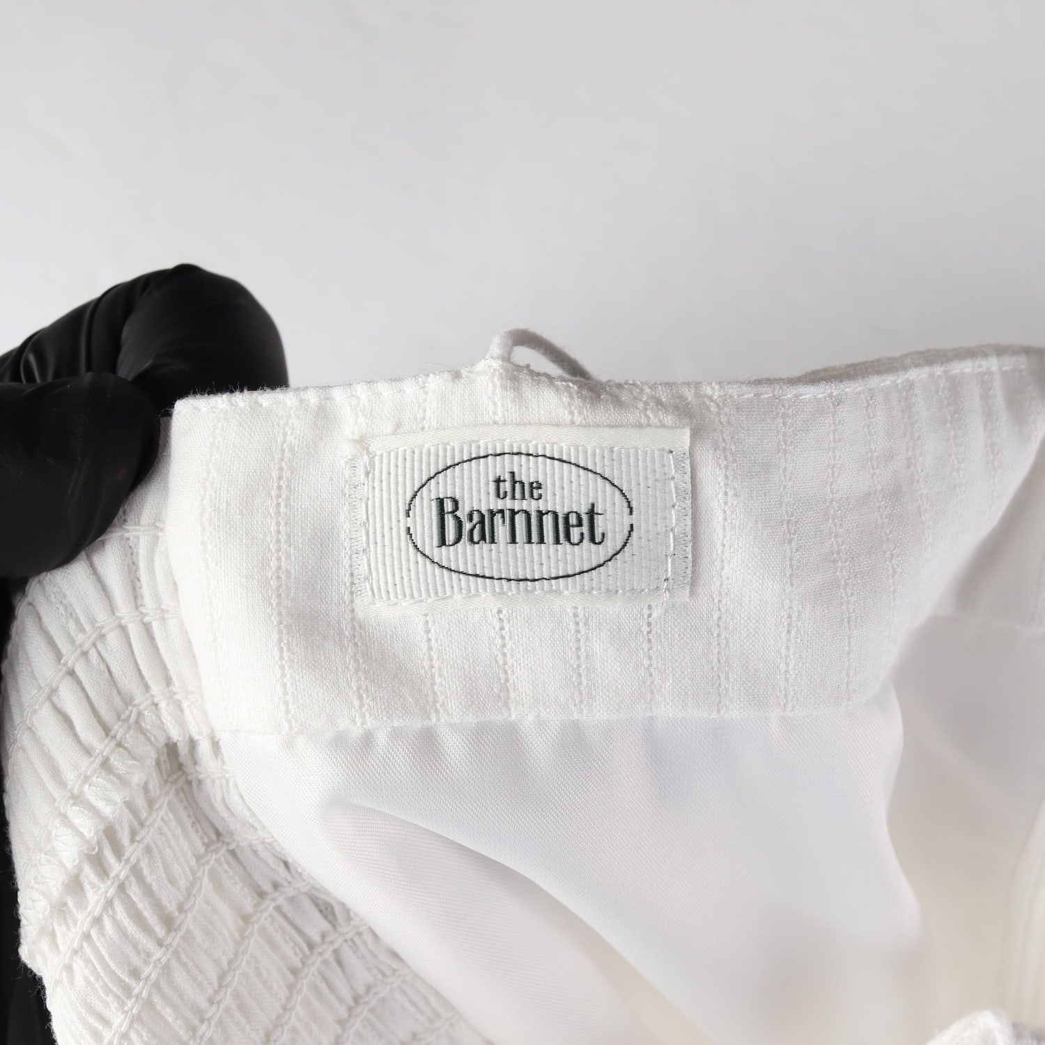 더바넷 레이스 엣지드 슬리브리스 미니 원피스 이미지 3