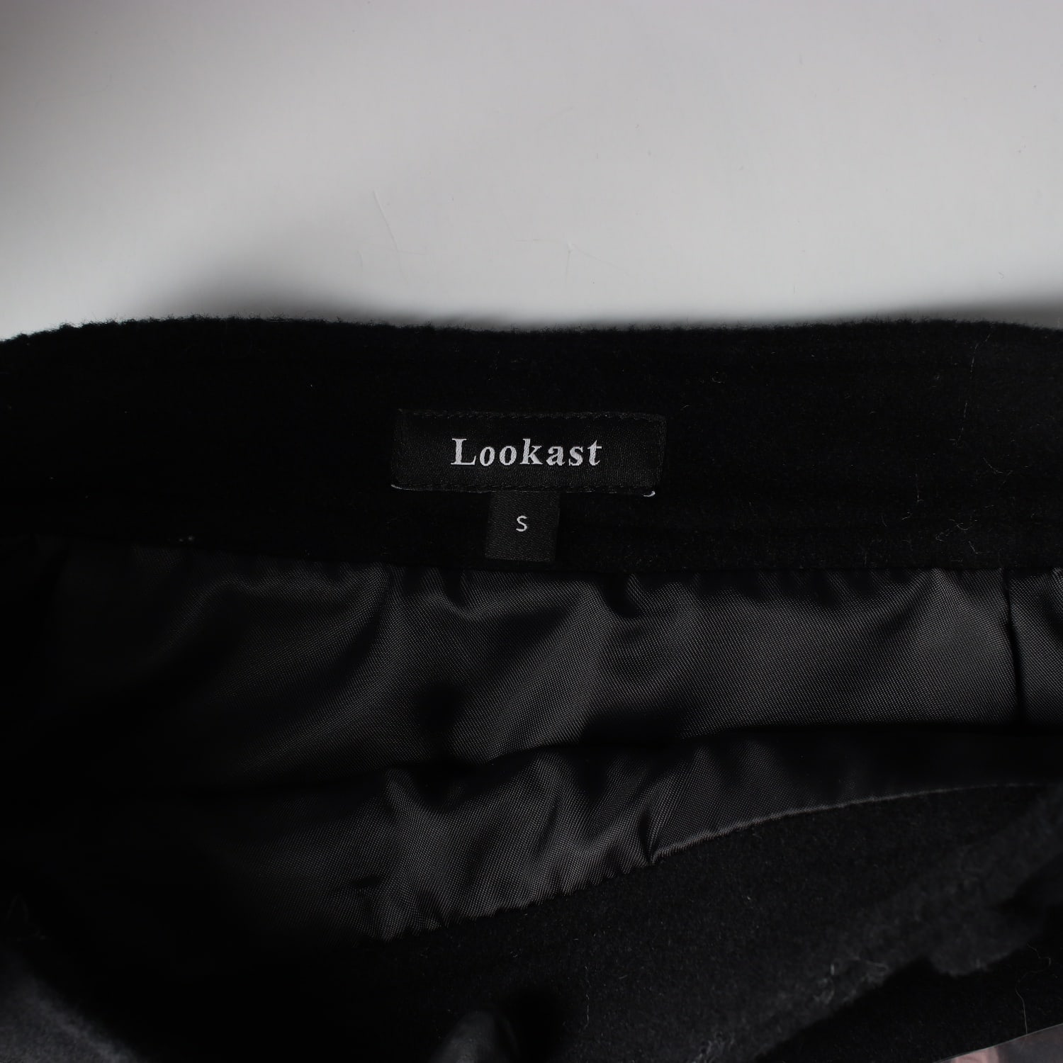 (새상품) 룩캐스트 23FW 울 블렌드 겨울 미니 스커트 이미지 3