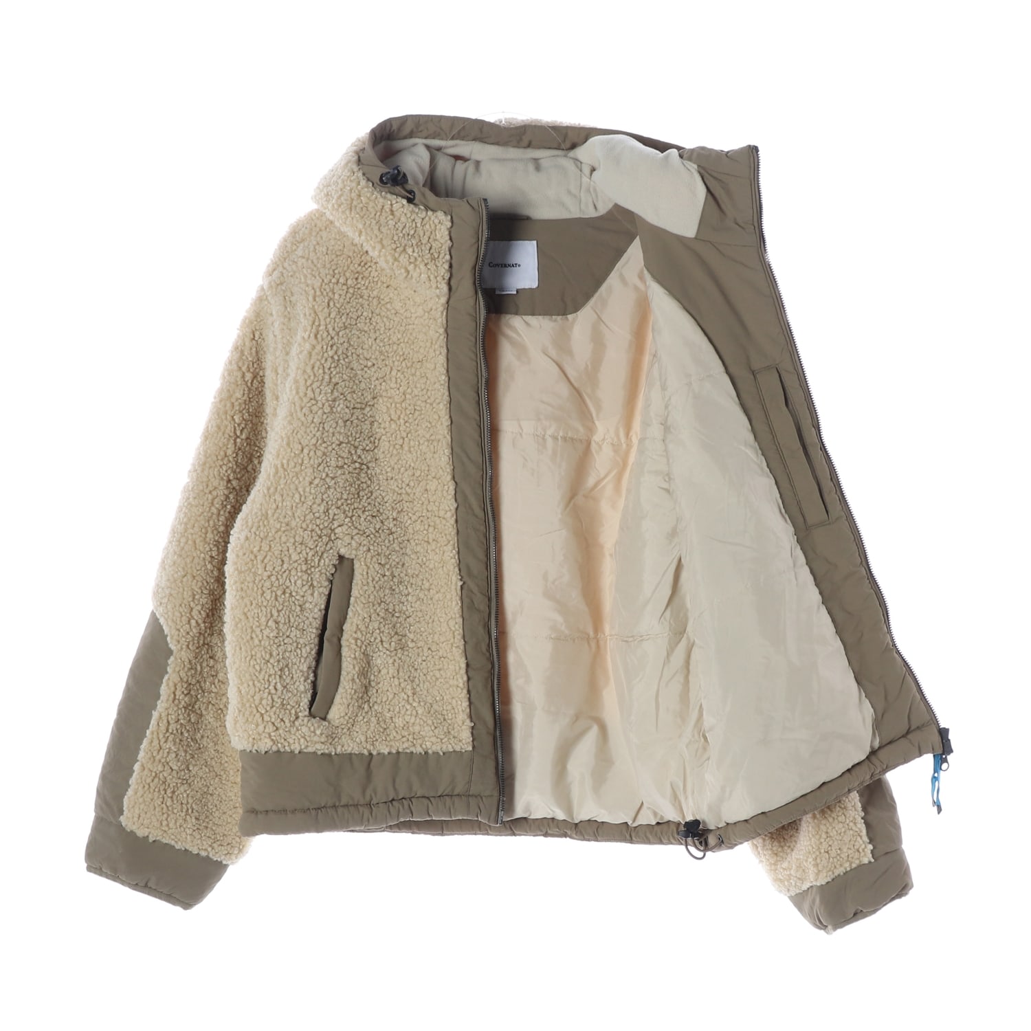 커버낫 21FW 예티 플리스 웜업 자켓 재킷 아이보리 이미지 2