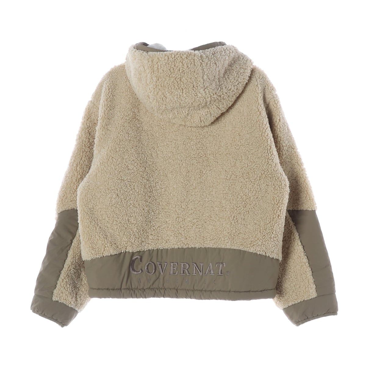 커버낫 21FW 예티 플리스 웜업 자켓 재킷 아이보리 상세 이미지 3