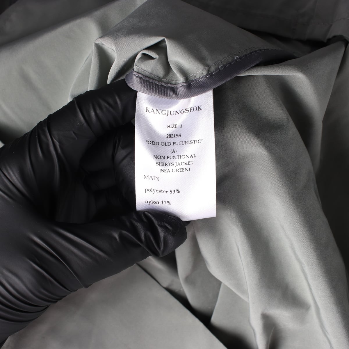 강정석 21SS NON FUNCTIONAL 셔츠 재킷 씨 그린 상세 이미지 4