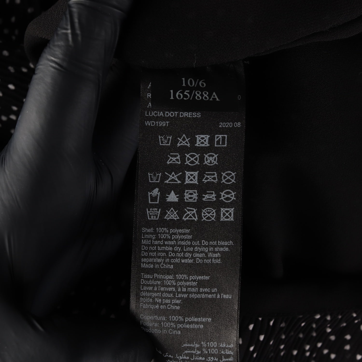 올세인츠 LUCIA DOT DRESS 루시아 도트 미니 원피스  이미지 4