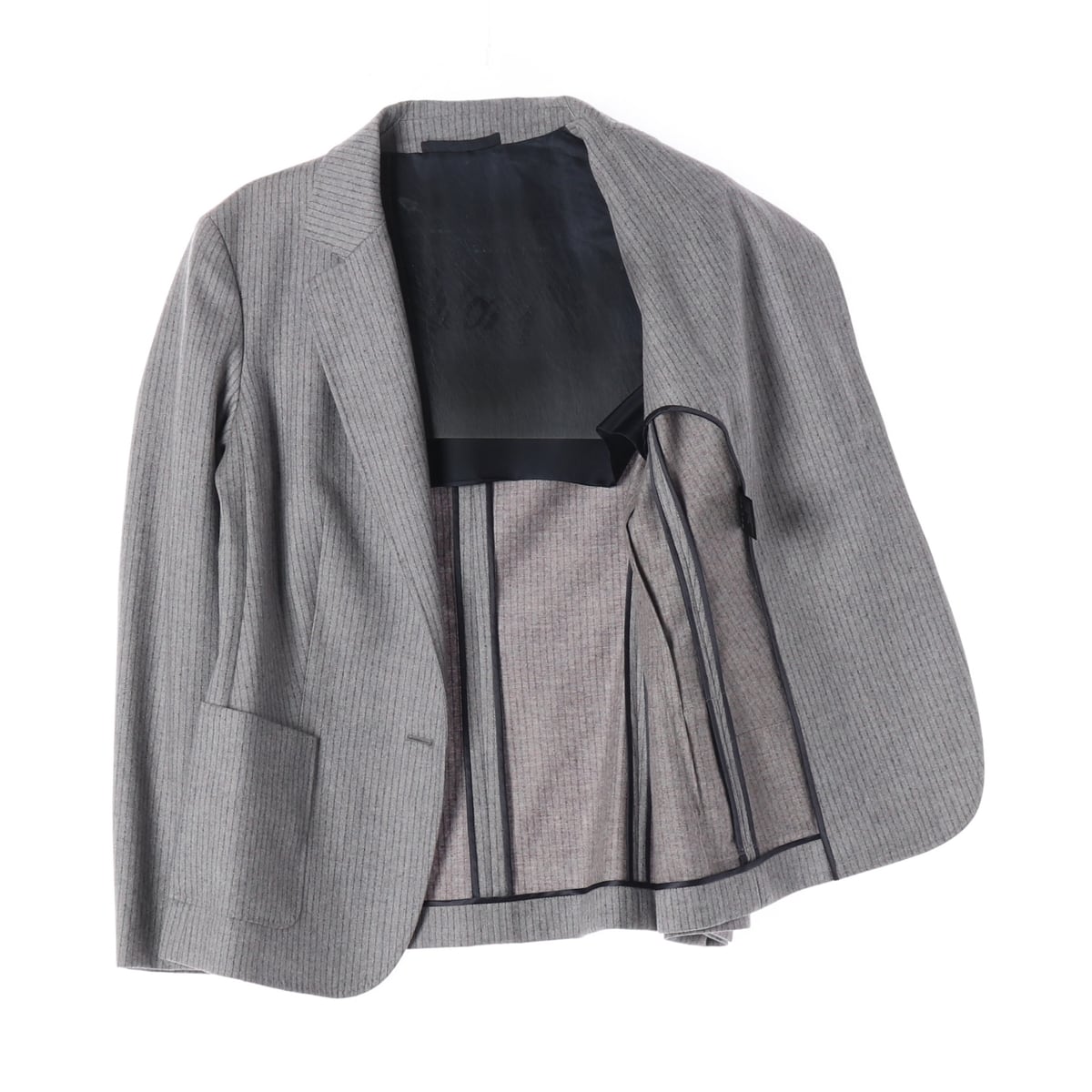 브리오니 BRIONI 캐시미어 100% 스트라이브 블레이저 싱글 재킷  상세 이미지 2