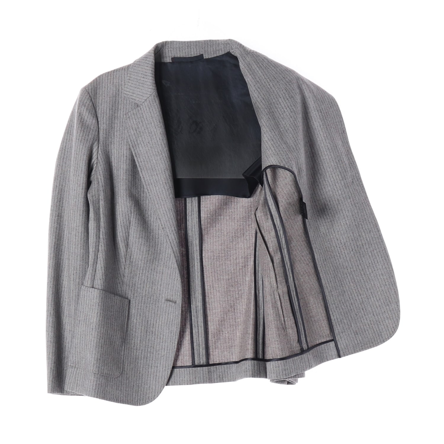 브리오니 BRIONI 캐시미어 100% 스트라이브 블레이저 싱글 재킷  이미지 2