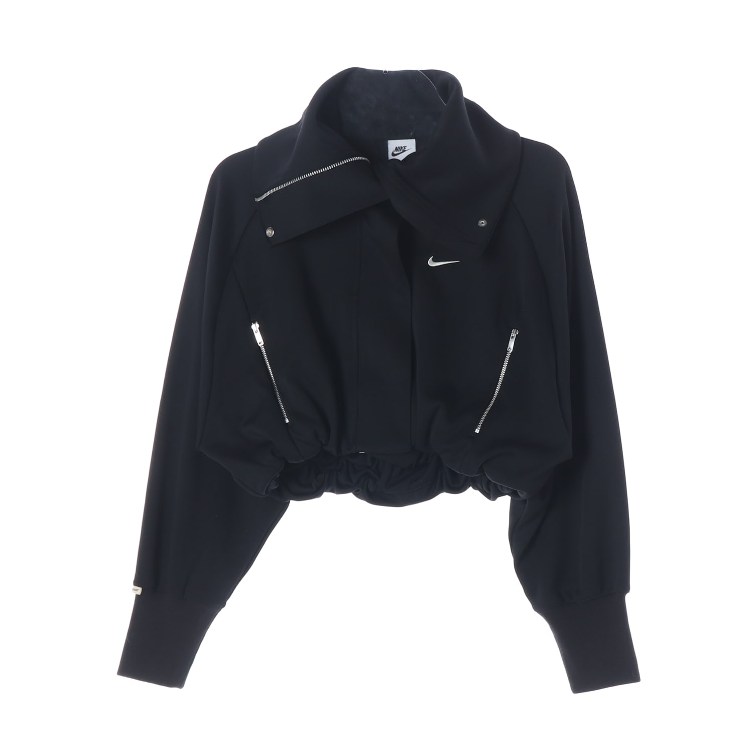 나이키 23FW NSW 오버사이즈 크롭 트랙 재킷 블랙 이미지 1