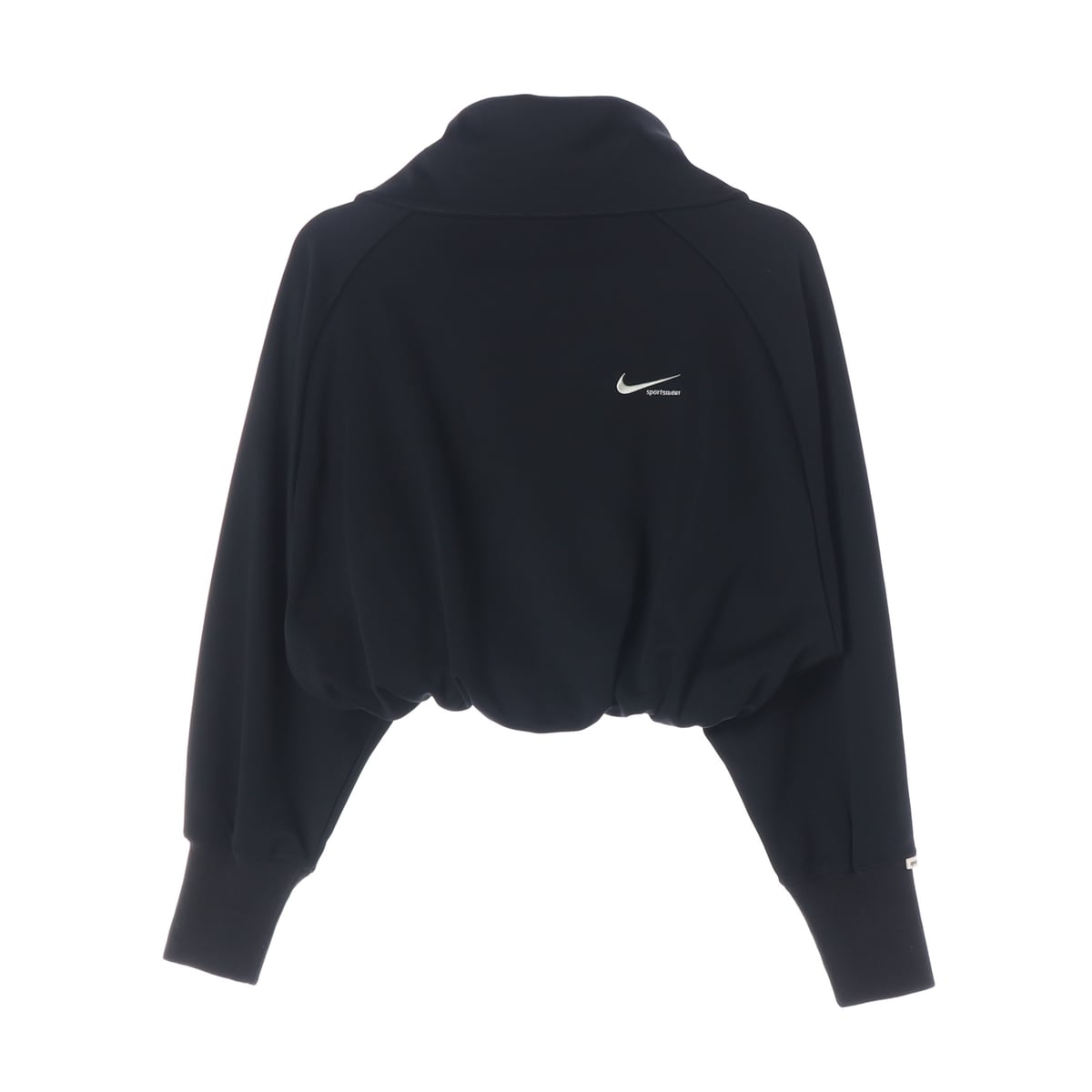 나이키 23FW NSW 오버사이즈 크롭 트랙 재킷 블랙 상세 이미지 2