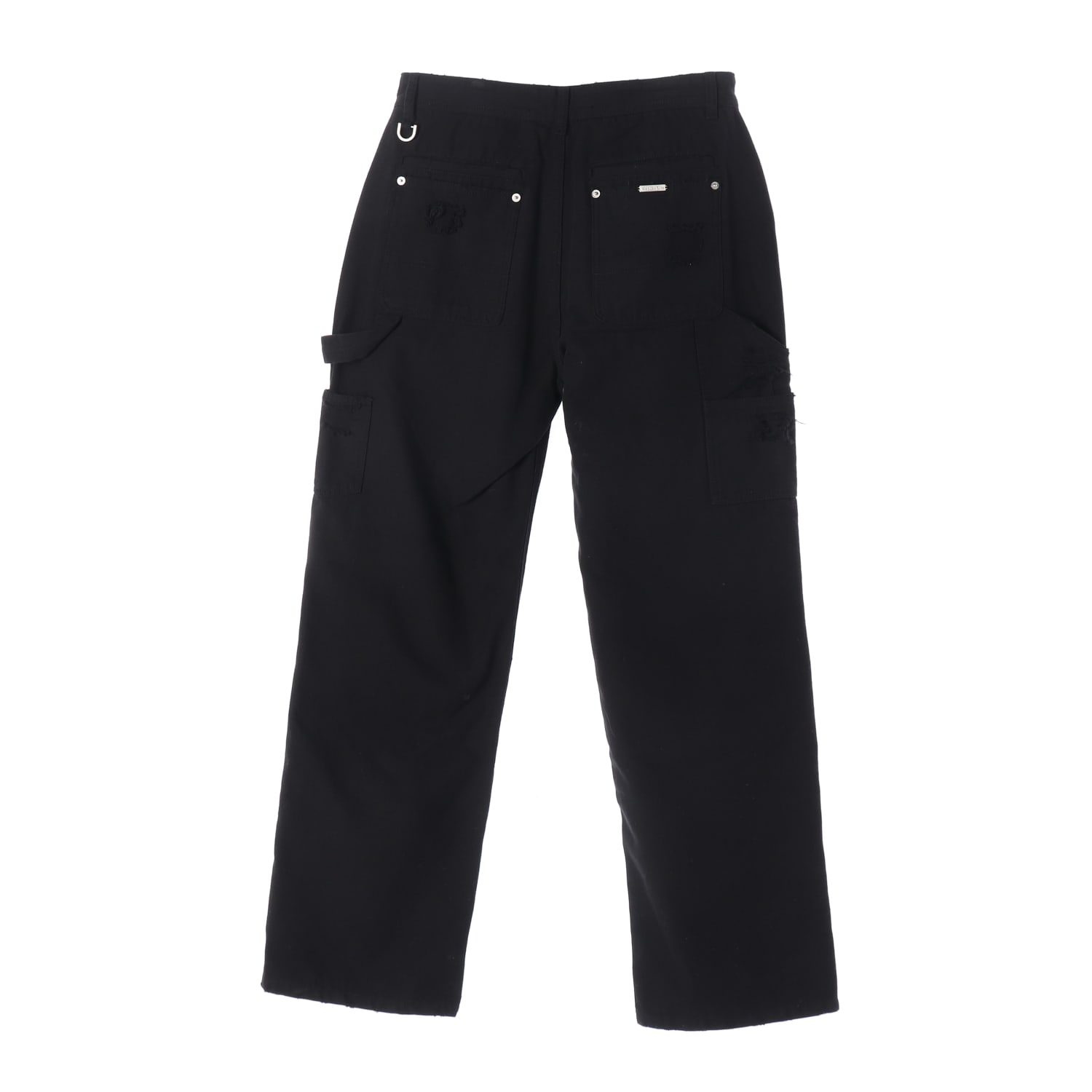 마뗑킴 25FW 디스트로이드 더블 니 워크팬츠 데님 팬츠 이미지 2