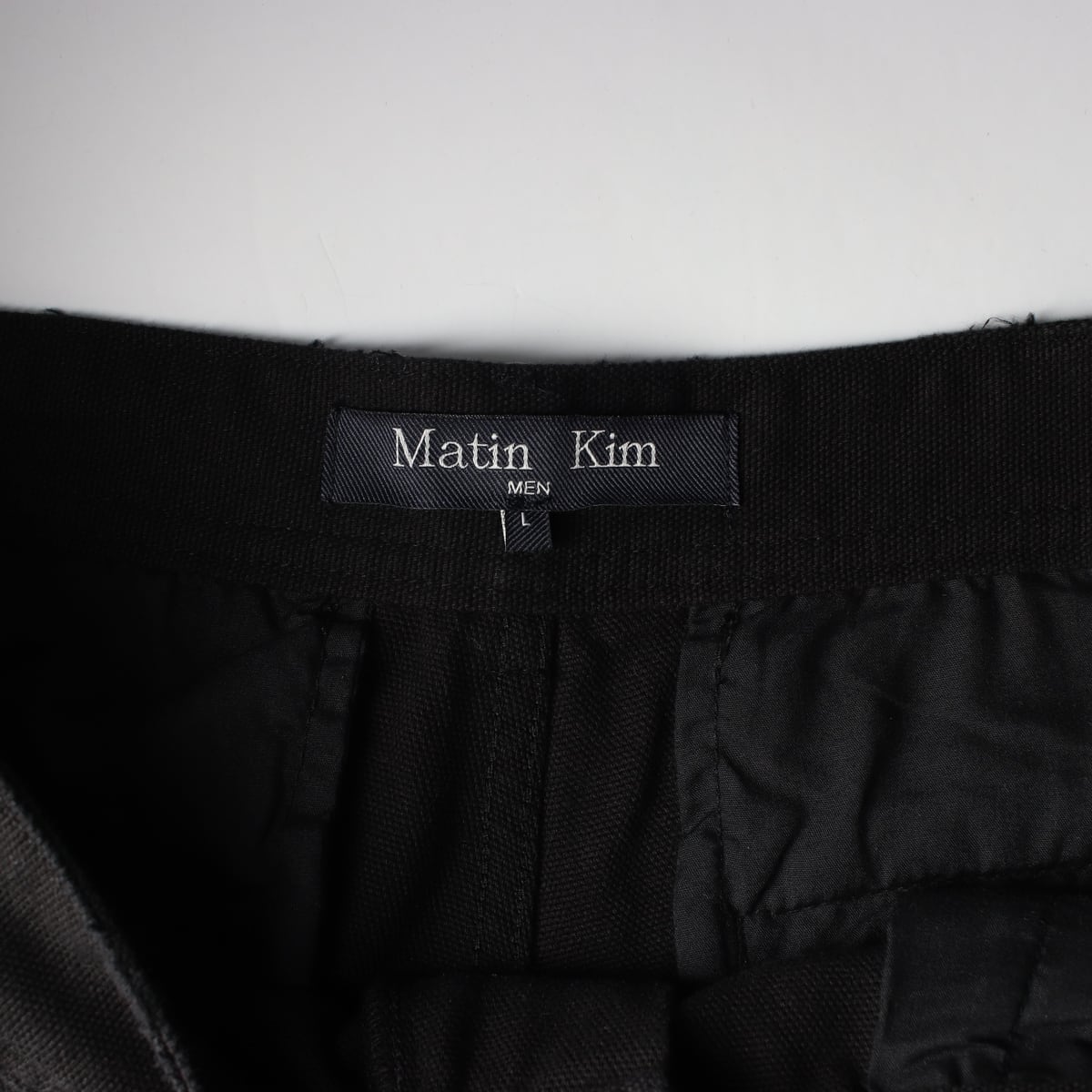 마뗑킴 25FW 디스트로이드 더블 니 워크팬츠 데님 팬츠 상세 이미지 3