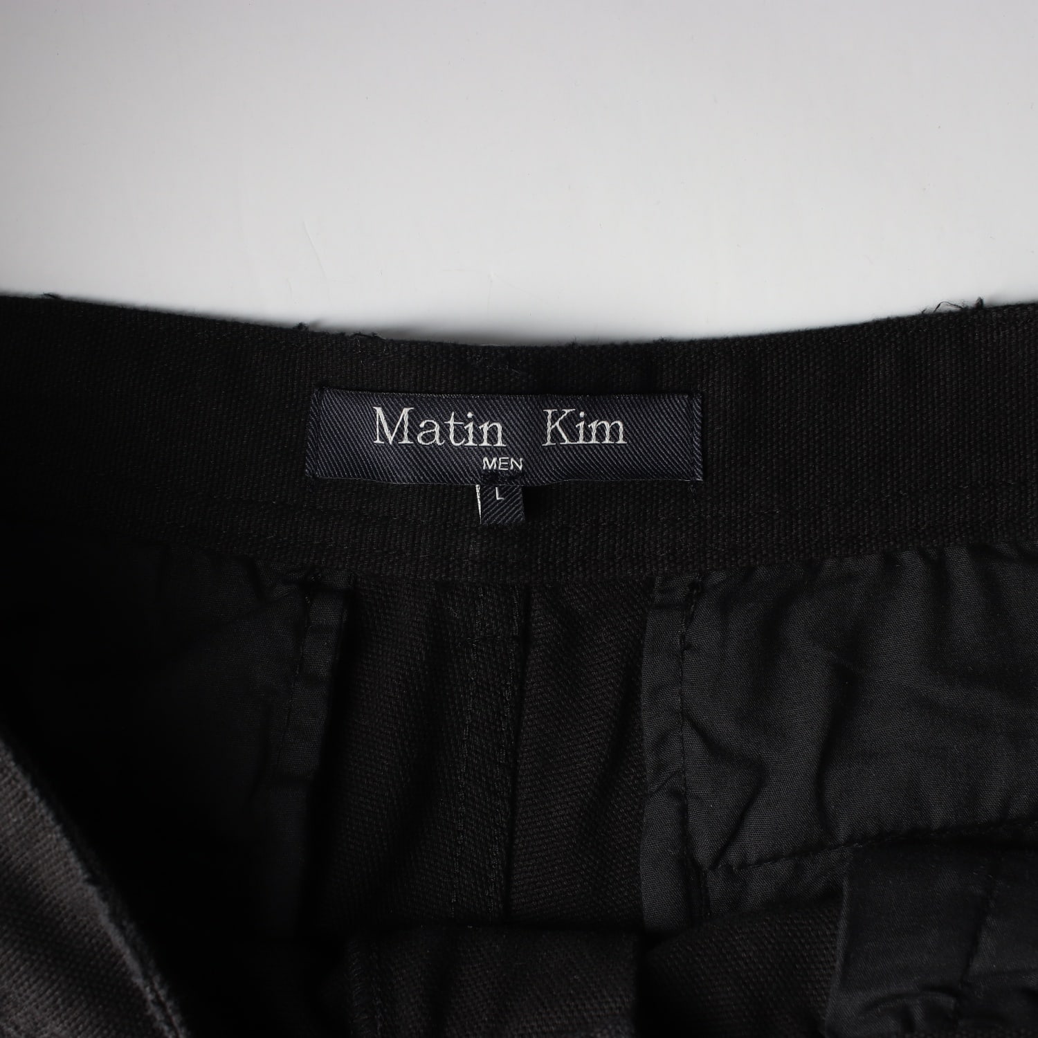 마뗑킴 25FW 디스트로이드 더블 니 워크팬츠 데님 팬츠 이미지 3