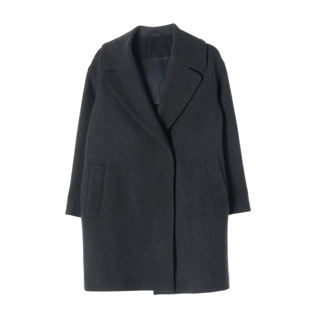 코스 21FW 울 블렌드 오버핏 롱 코트 그레이  상세 이미지 1