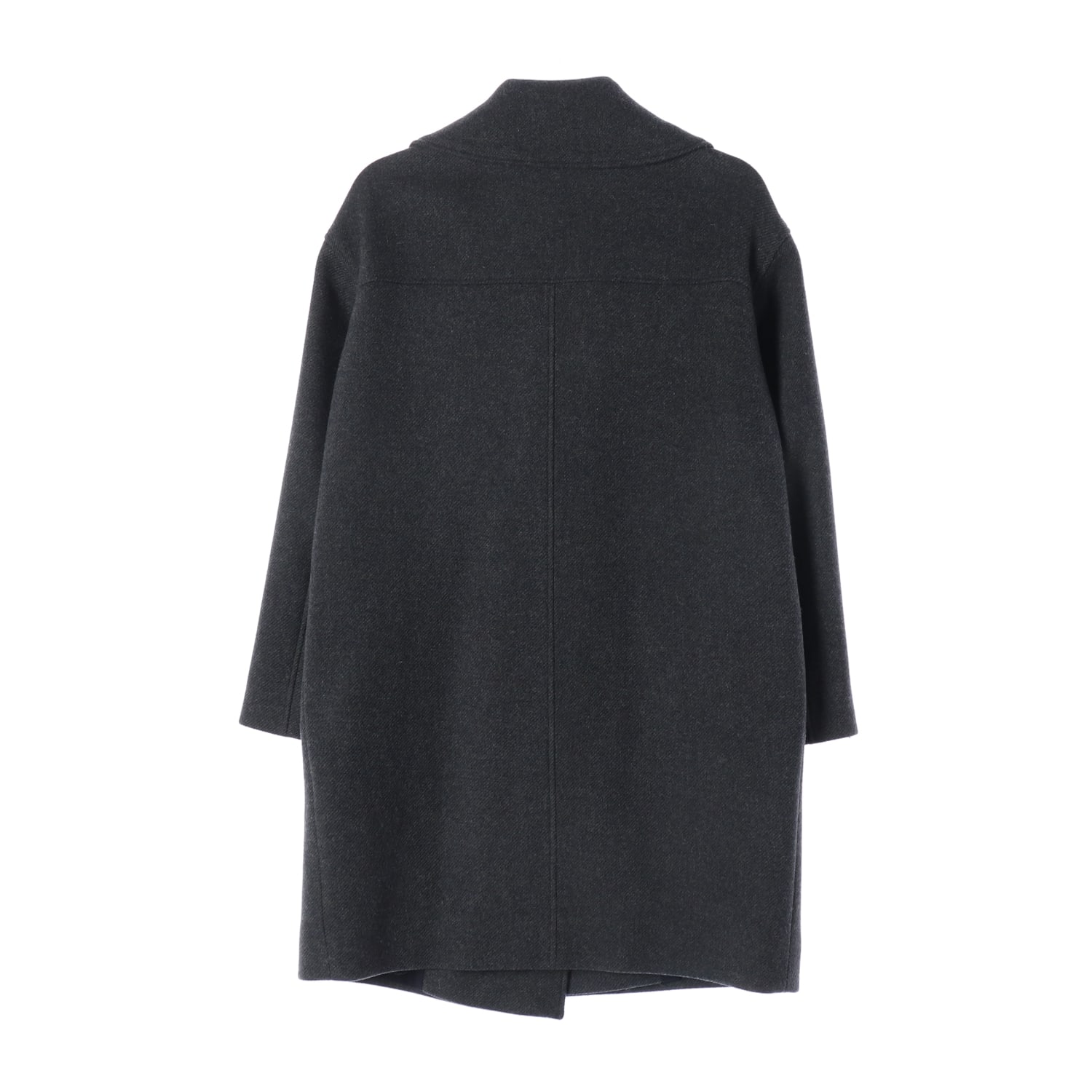 코스 21FW 울 블렌드 오버핏 롱 코트 그레이  이미지 3