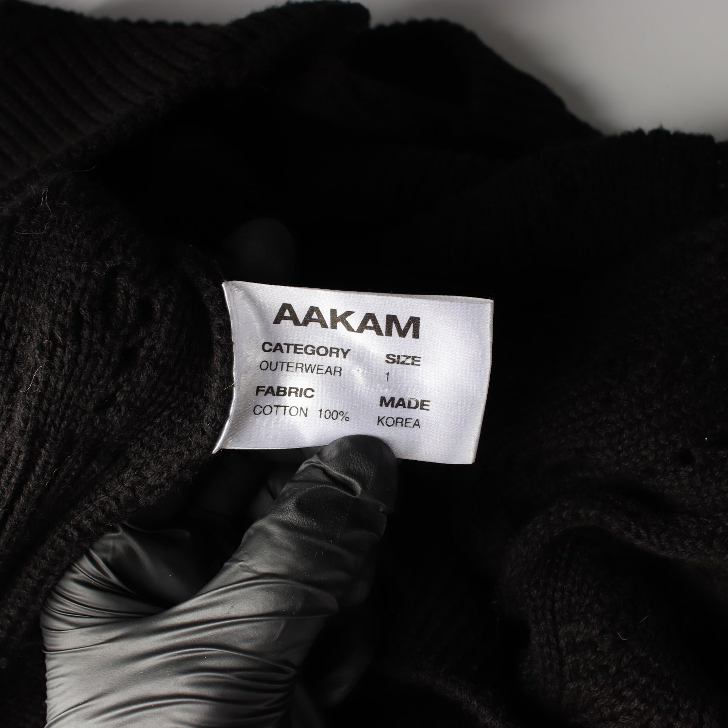 아캄 24FW AAKAM 코튼 케이블 니트 가디건 이미지 4
