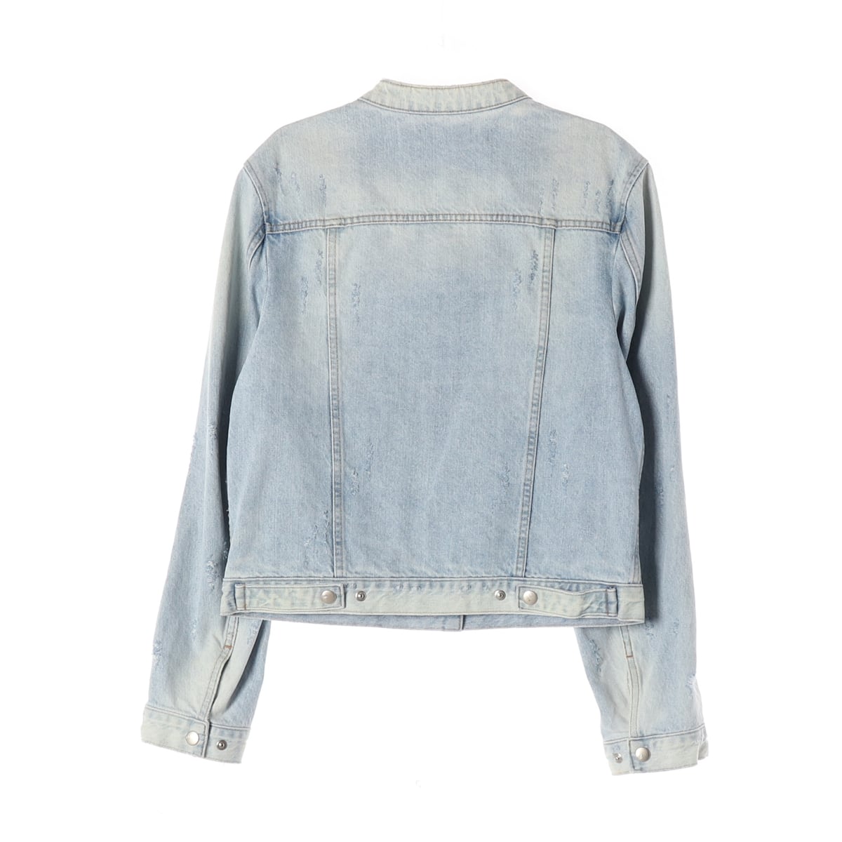 더오픈프로덕트 22FW Faded 페이디드 데님 재킷 스탠드카라 청자켓 상세 이미지 2