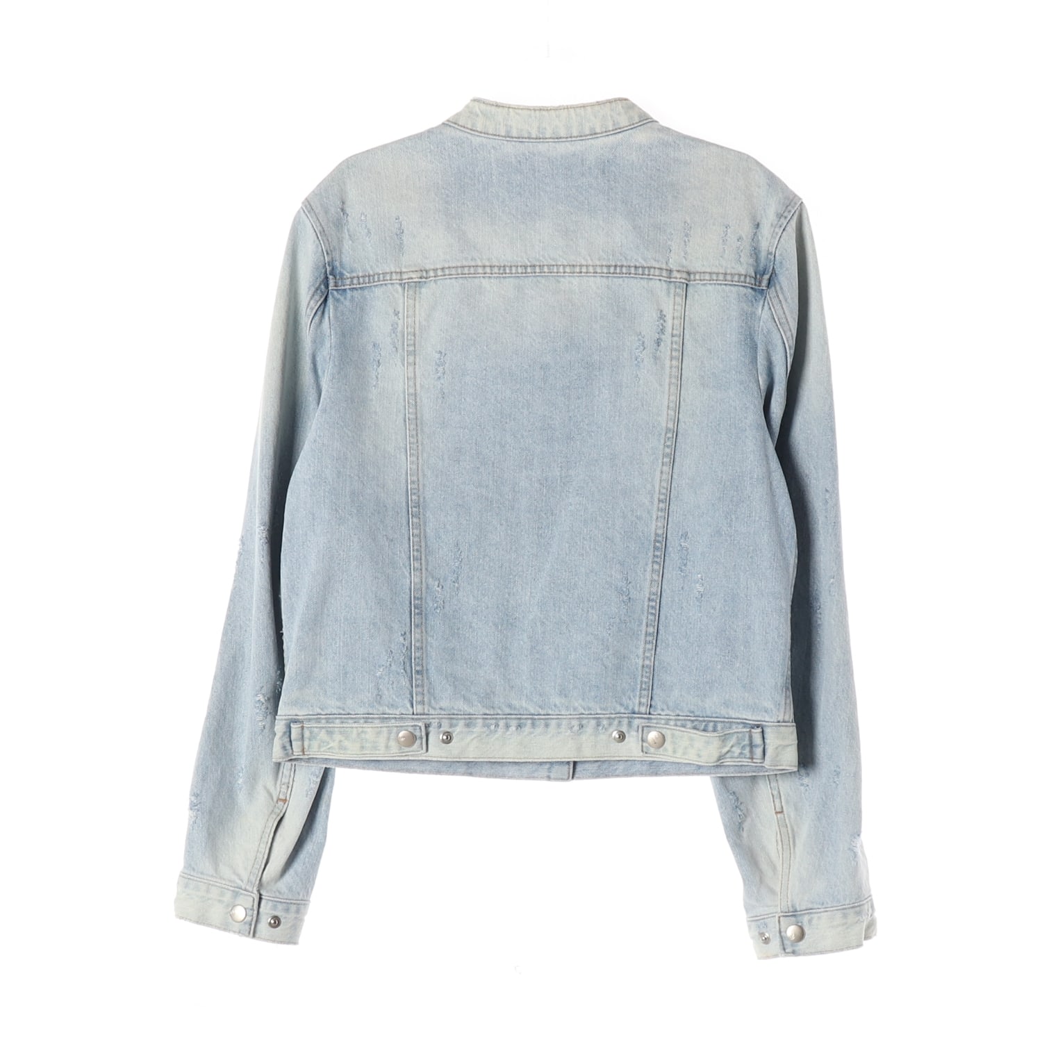 더오픈프로덕트 22FW Faded 페이디드 데님 재킷 스탠드카라 청자켓 이미지 2