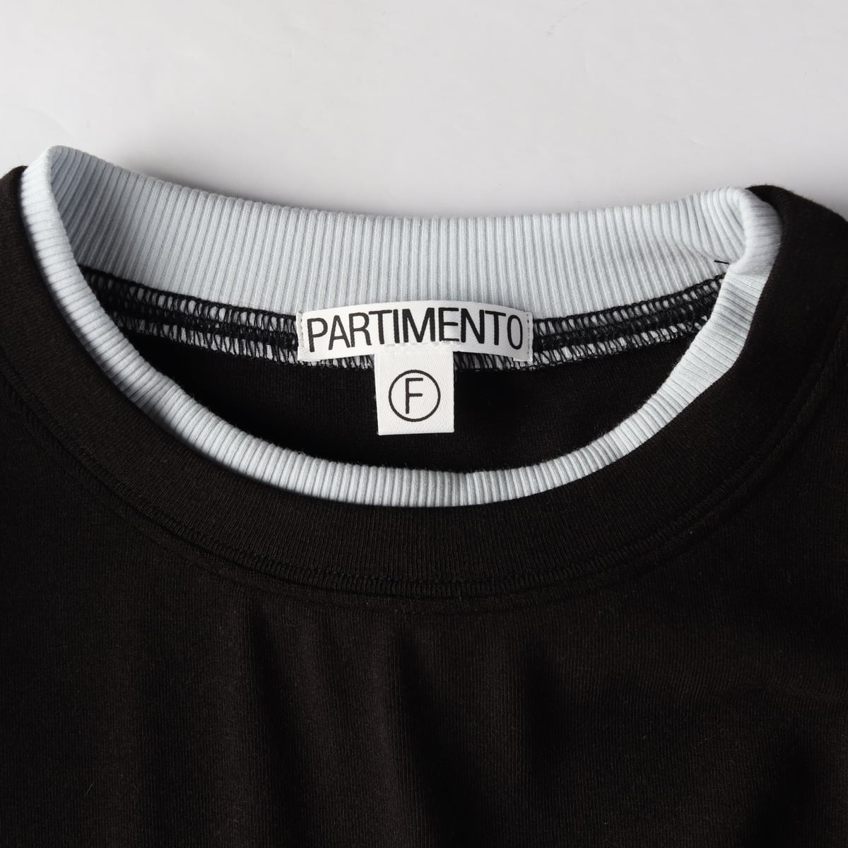 파르티멘토 25SS PW 더블 레이어드 긴팔 티셔츠 상세 이미지 3