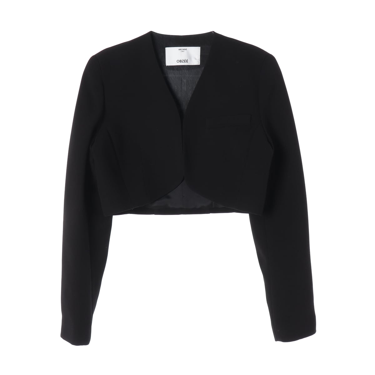 오브제 23FW 카라리스 크롭 재킷 상세 이미지 1
