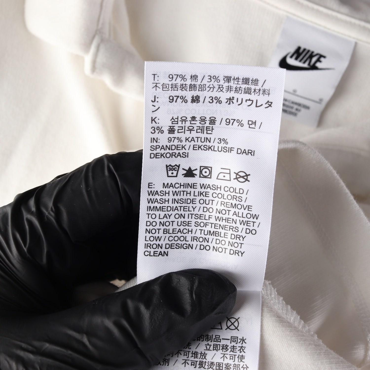 나이키 25SS 크롭 로고 폴로 반팔 티셔츠 면 이미지 4