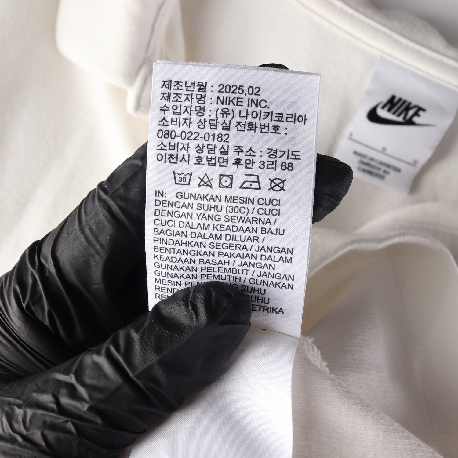 나이키 25SS 크롭 로고 폴로 반팔 티셔츠 면 이미지 5