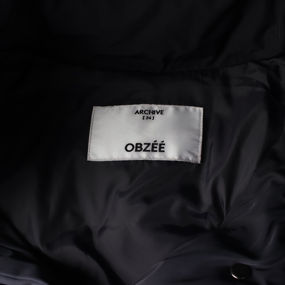 오브제 22FW 구스다운 숏 패딩 상세 이미지 4