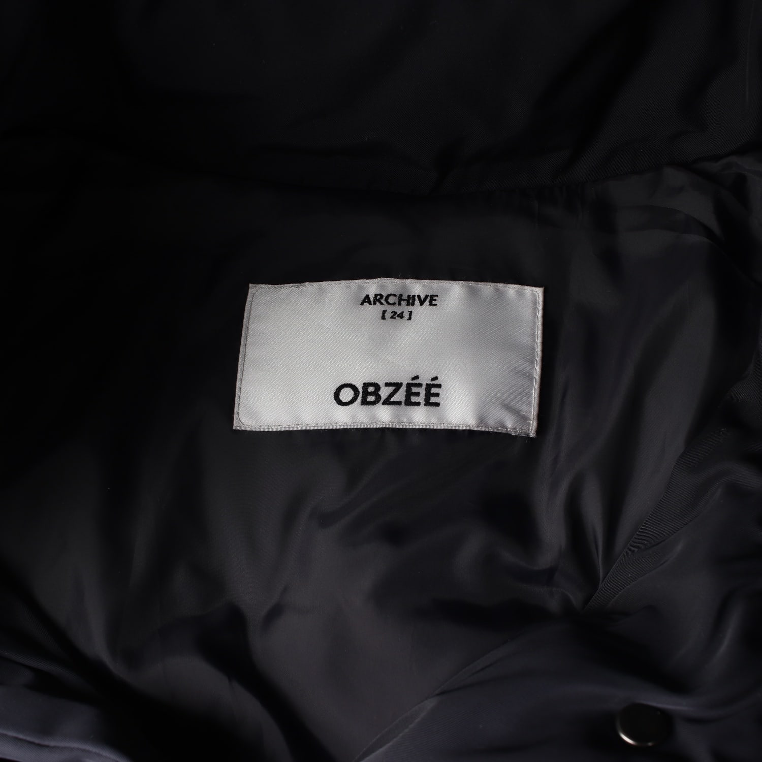 오브제 22FW 구스다운 숏 패딩 이미지 4