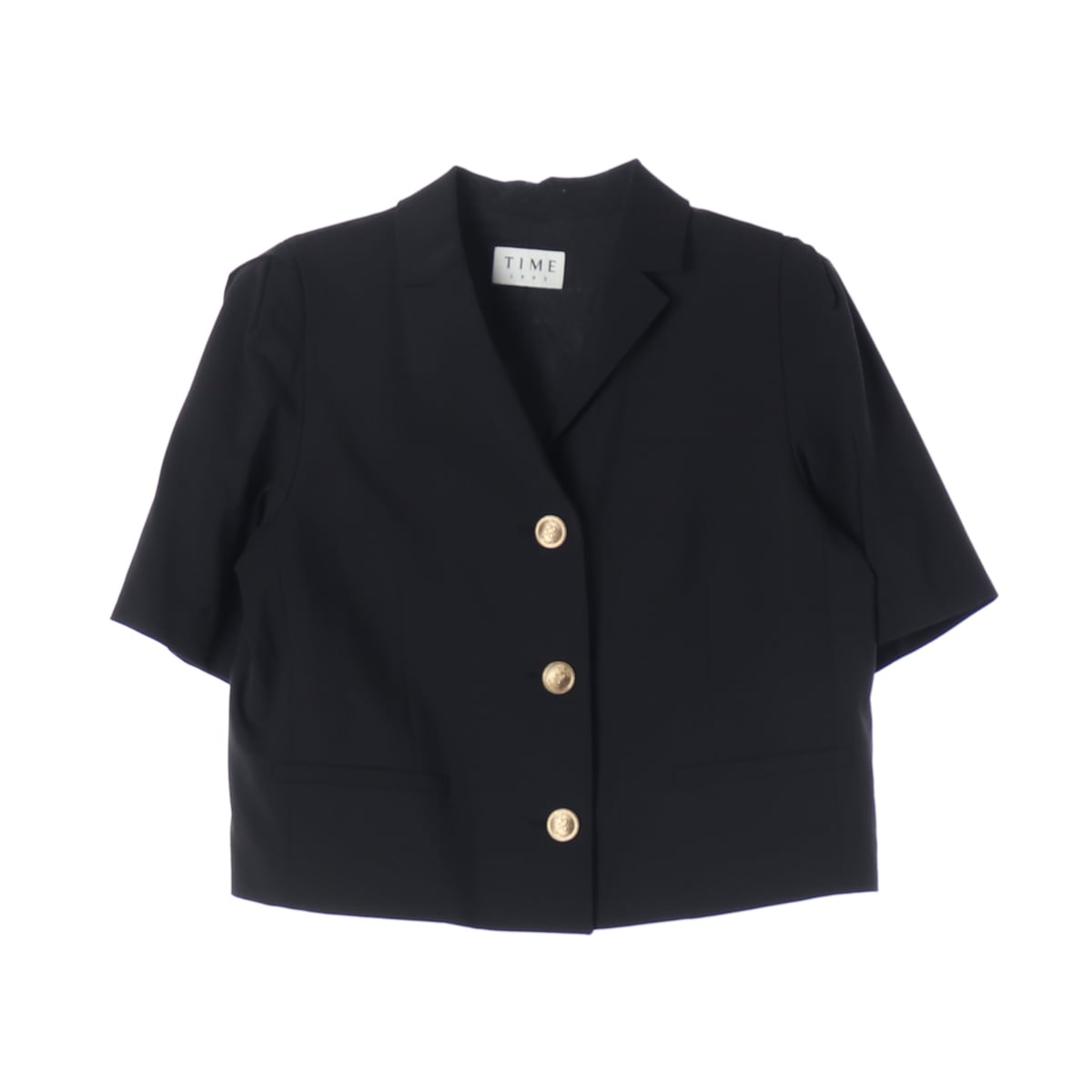 타임 23FW 울 블렌드 크롭 퍼프 반팔 재킷 블레이저 상세 이미지 1