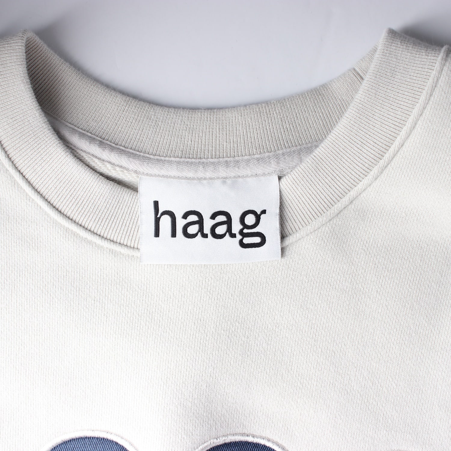 헤이그 haag 23FW 어 벌스데이 스웨트셔츠 로고 맨투맨 이미지 3