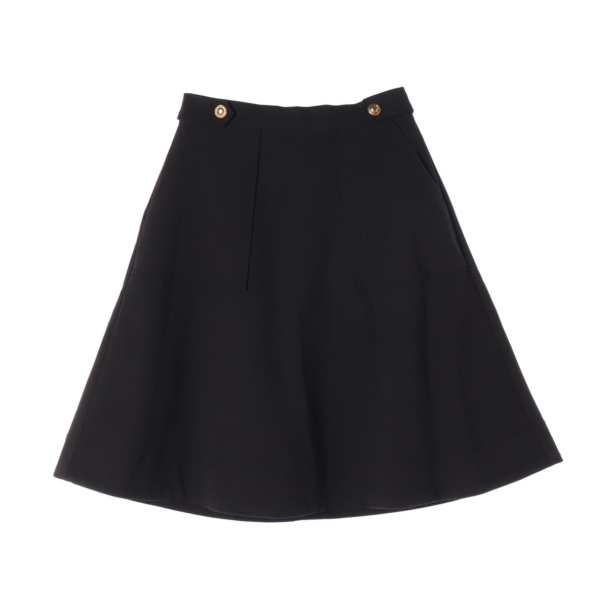 언에디트 23SS 실크 블렌드 A라인 미디 스커트 상세 이미지 1